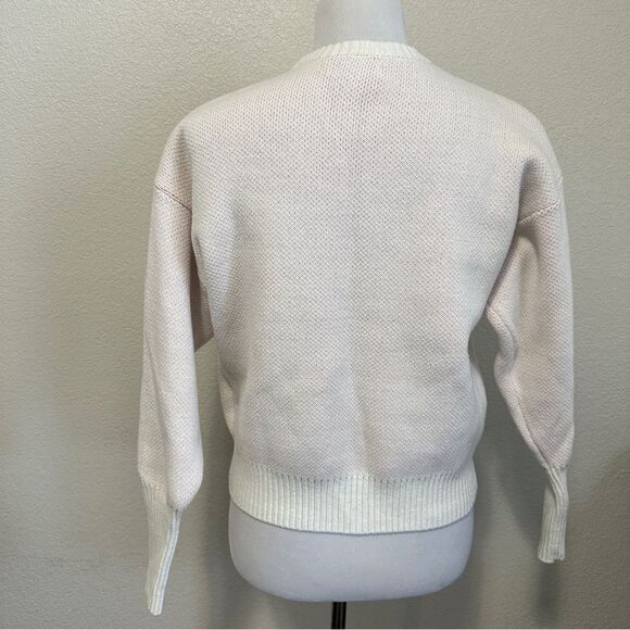Britt Floral Jacquard Sweater- Eva Mendes Collection Size XS - Picture 6 of 9